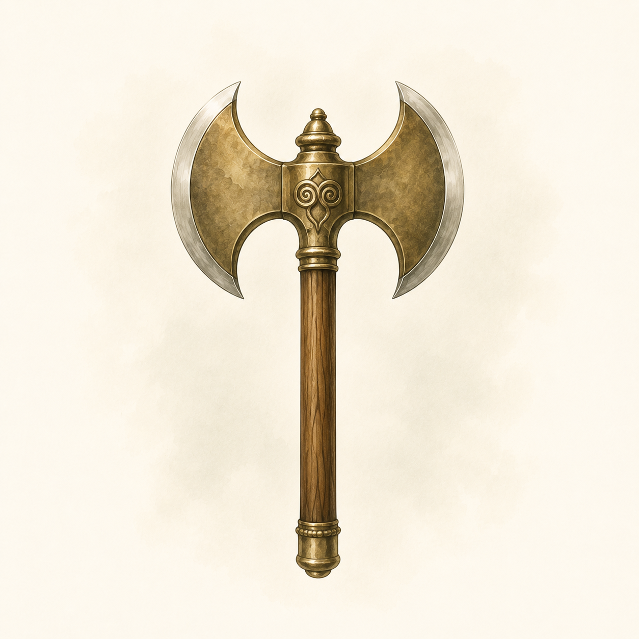 Labrys axe illustration
