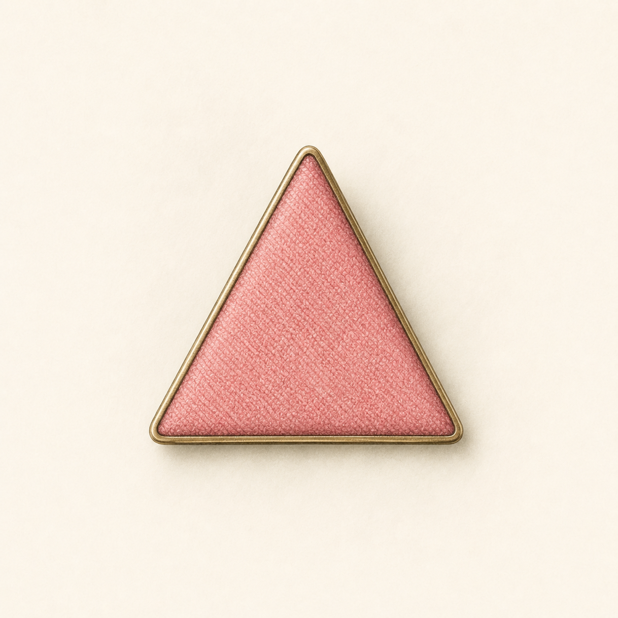 Pink triangle badge illustration